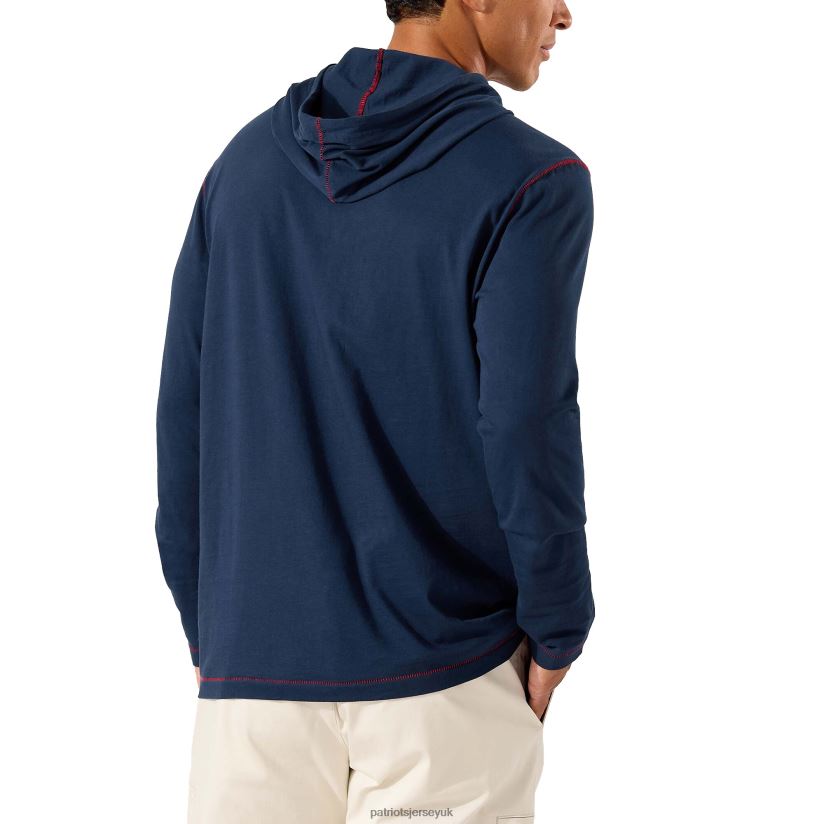 Tommy Bahama Navy Artsy Palms Pullover Hoodie Men Patriots Jersey Clothing 6B6H8J806