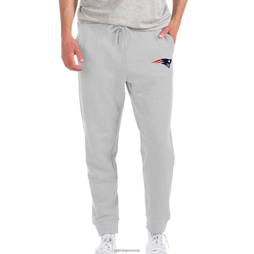 Antigua Heathered Gray Action Jogger Pants Men Patriots Jersey Clothing 6B6H8J1265