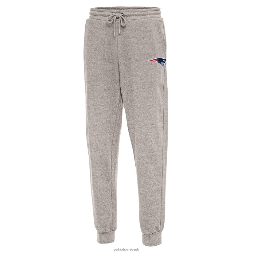 Antigua Oatmeal Action Jogger Pants Men Patriots Jersey Clothing 6B6H8J1263