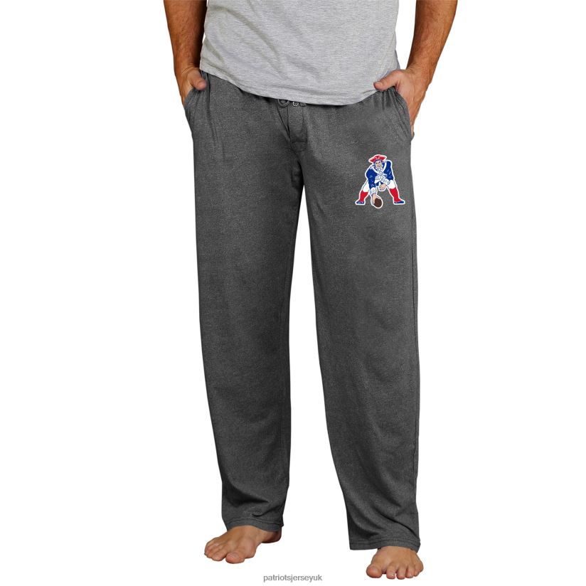 Concepts Sport Charcoal Retro Quest Knit Pants Men Patriots Jersey Clothing 6B6H8J1247