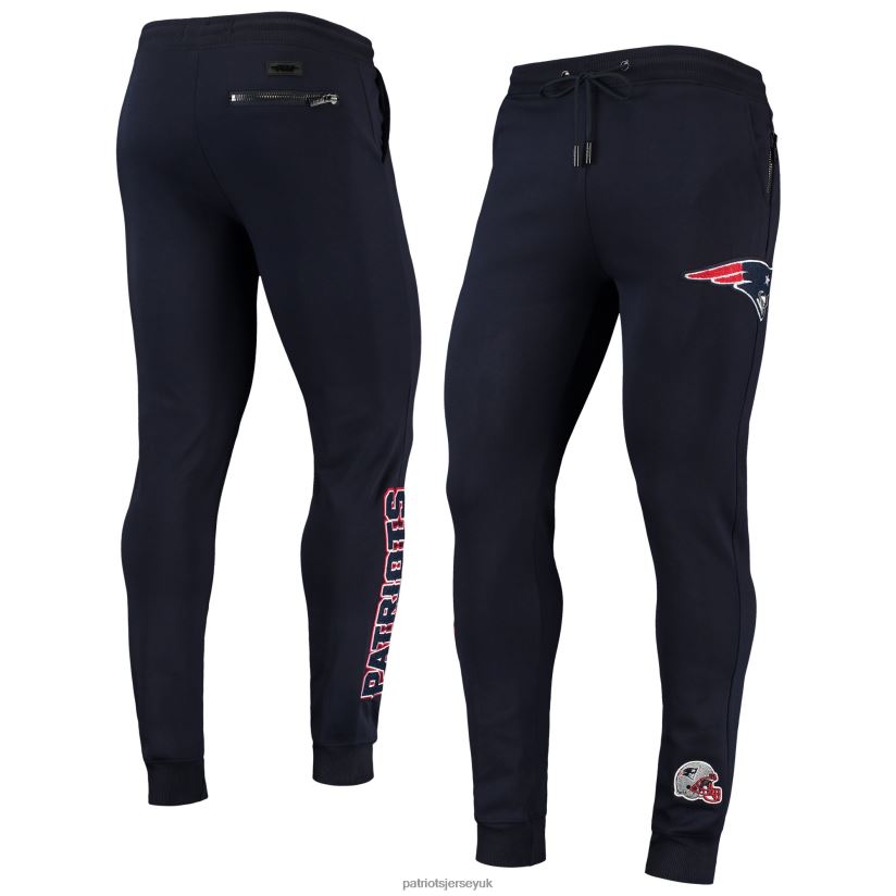 Pro Standard Navy Logo Jogger Pants Men Patriots Jersey Clothing 6B6H8J1256