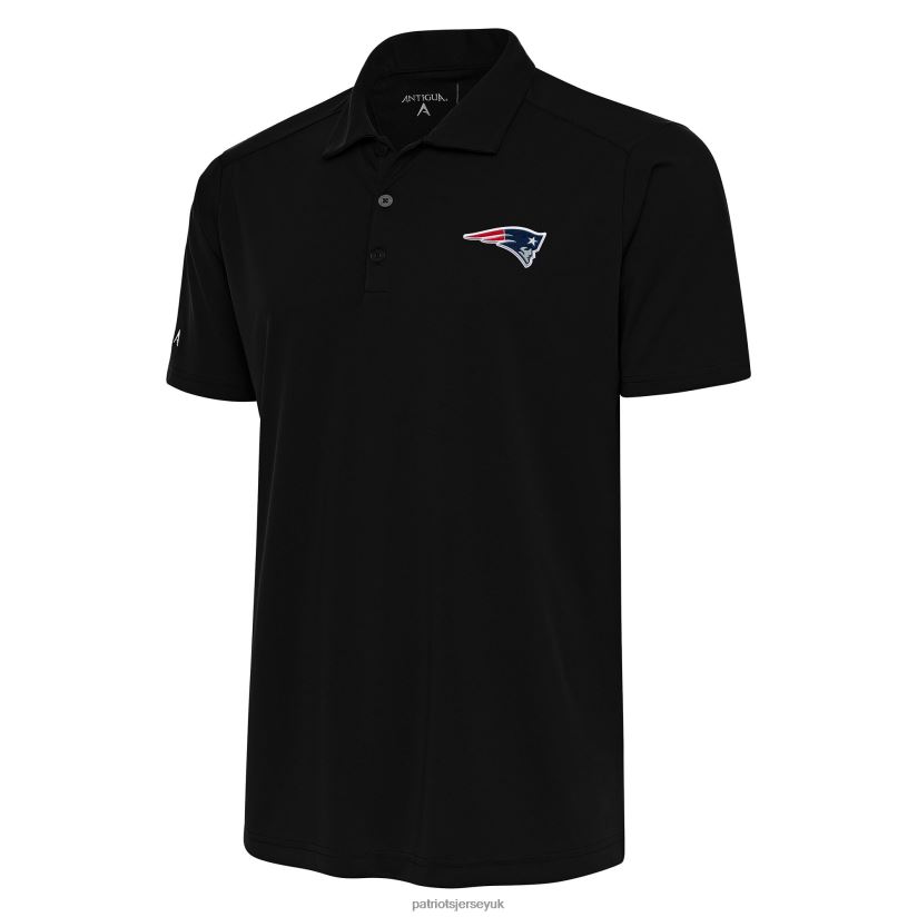 Antigua Black Apex Polo Men Patriots Jersey Clothing 6B6H8J1438