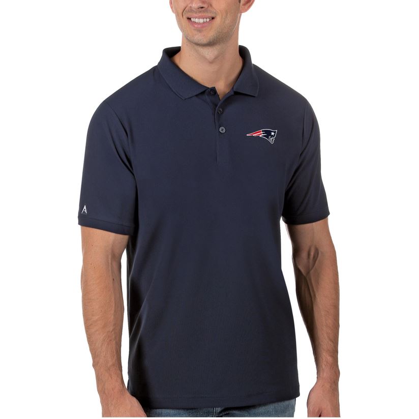 Antigua Navy Legacy Pique Polo Men Patriots Jersey Clothing 6B6H8J1374