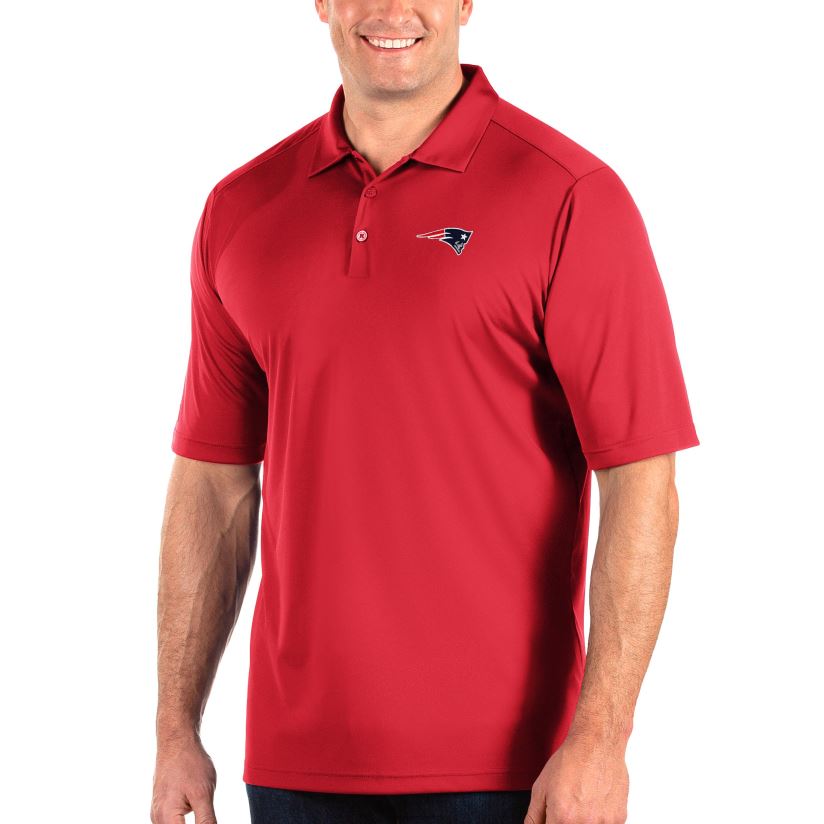 Antigua Red Tribute Big & Tall Polo Men Patriots Jersey Clothing 6B6H8J1549