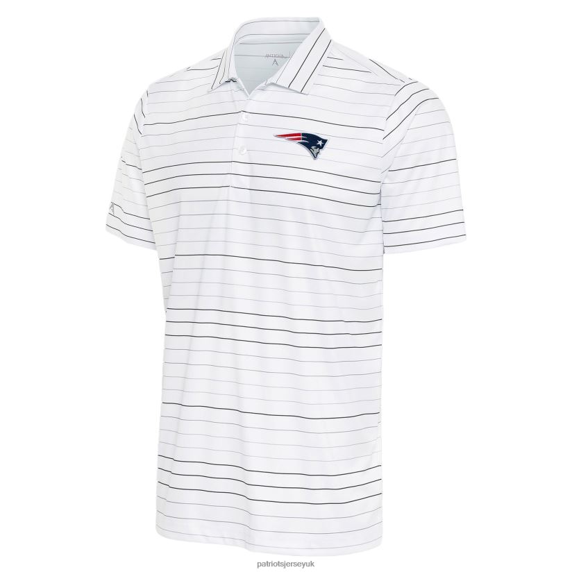 Antigua White/Black Ryder Polo Men Patriots Jersey Clothing 6B6H8J1417