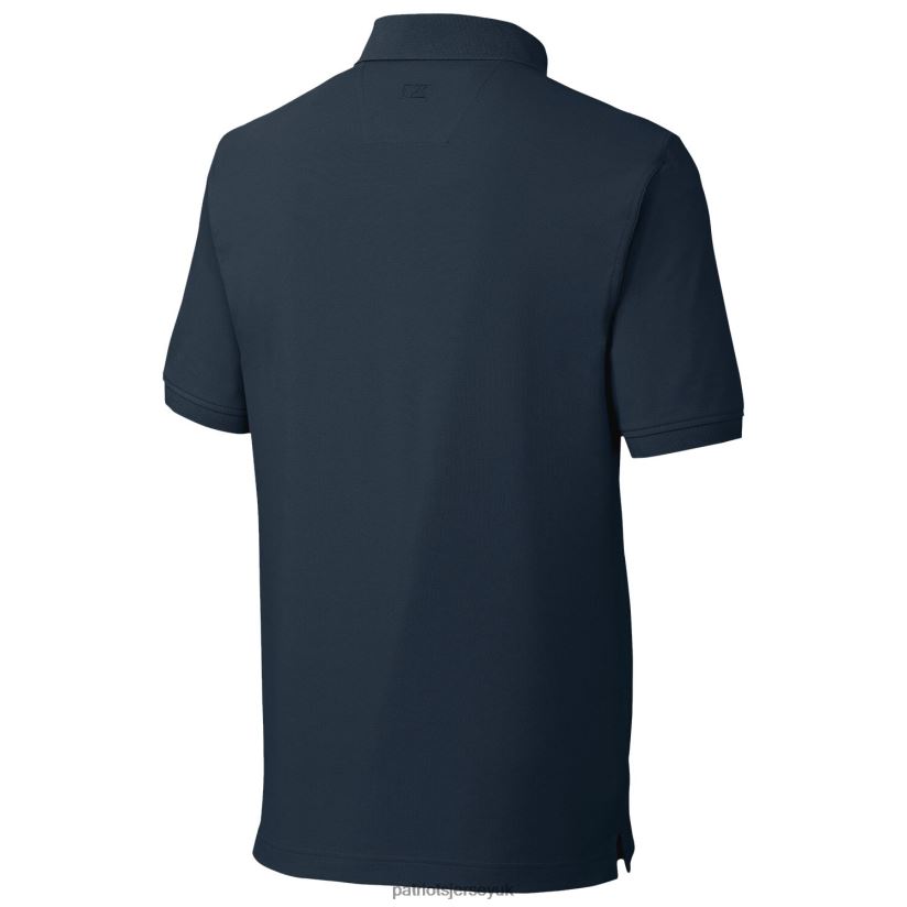 Cutter & Buck Navy Advantage Tri-Blend Pique Polo Men Patriots Jersey Clothing 6B6H8J1382