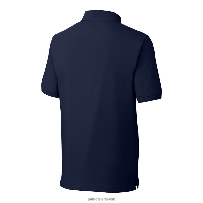 Cutter & Buck Navy Big & Tall Advantage Tri-Blend Pique Polo Men Patriots Jersey Clothing 6B6H8J1474