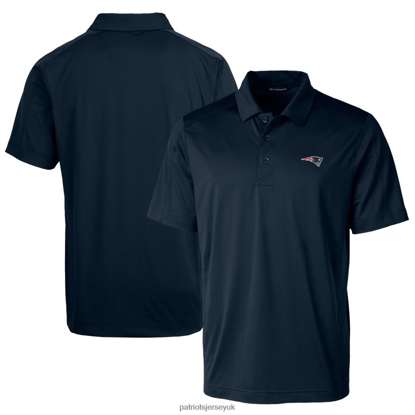Cutter & Buck Navy Prospect Textured Stretch Polo Men Patriots Jersey Clothing 6B6H8J1352