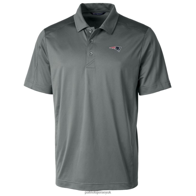 Cutter & Buck Steel Prospect Textured Stretch Polo Men Patriots Jersey Clothing 6B6H8J1333