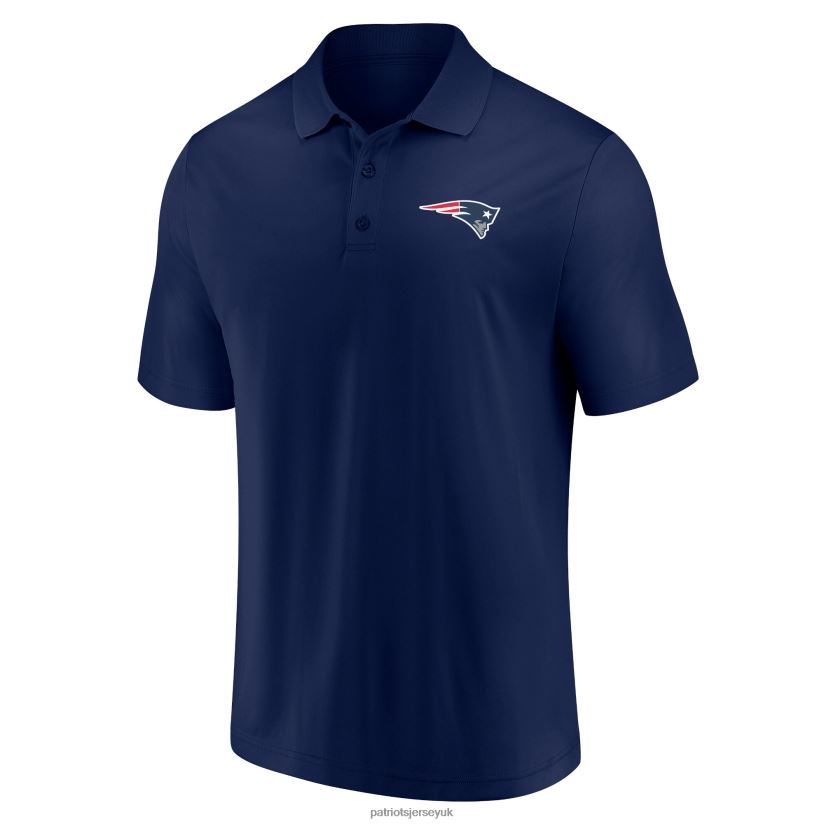 Fanatics Branded Navy/Red Dueling Two-Pack Polo Set Men Patriots Jersey Clothing 6B6H8J1268