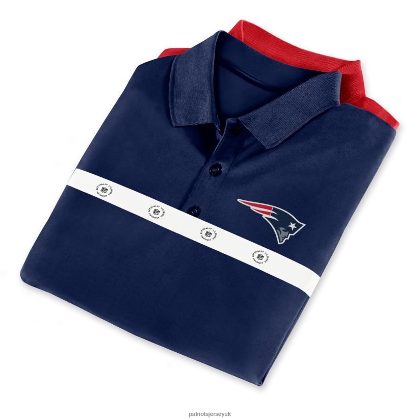 Fanatics Branded Navy/Red Home and Away 2-Pack Polo Set Men Patriots Jersey Clothing 6B6H8J1327