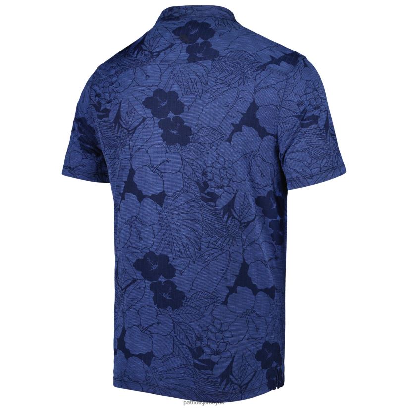 Tommy Bahama Navy Miramar Blooms Polo Men Patriots Jersey Clothing 6B6H8J1281