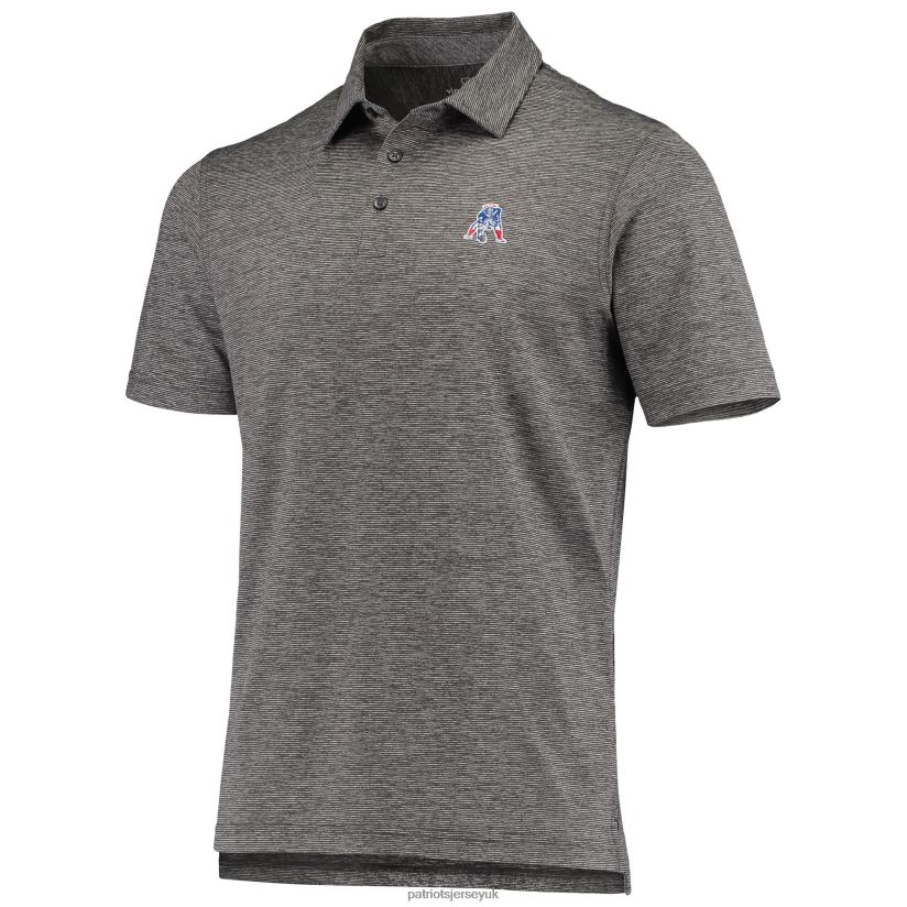 Vineyard Vines Charcoal Throwback Destin Polo Men Patriots Jersey Clothing 6B6H8J1499