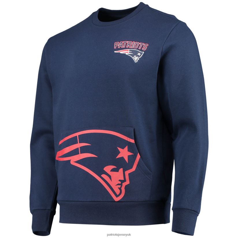 FOCO Navy Pocket Pullover Sweater Men Patriots Jersey Clothing 6B6H8J1647
