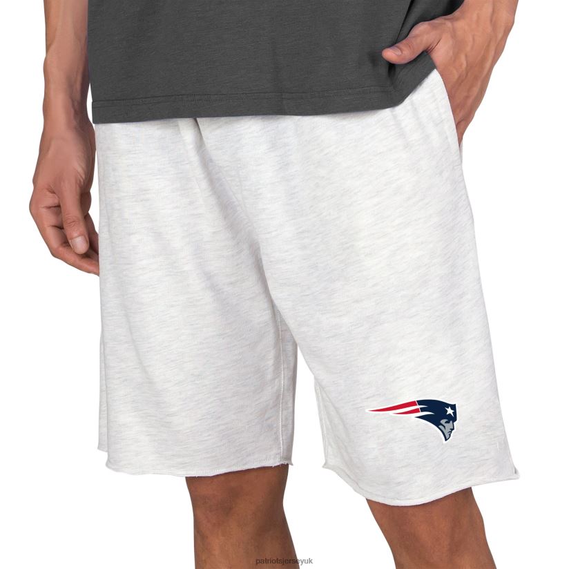Concepts Sport Oatmeal Mainstream Terry Shorts Men Patriots Jersey Clothing 6B6H8J1736