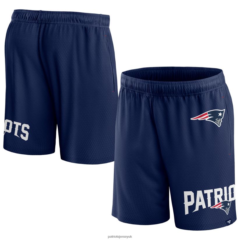 Fanatics Branded Navy Clincher Shorts Men Patriots Jersey Clothing 6B6H8J1692