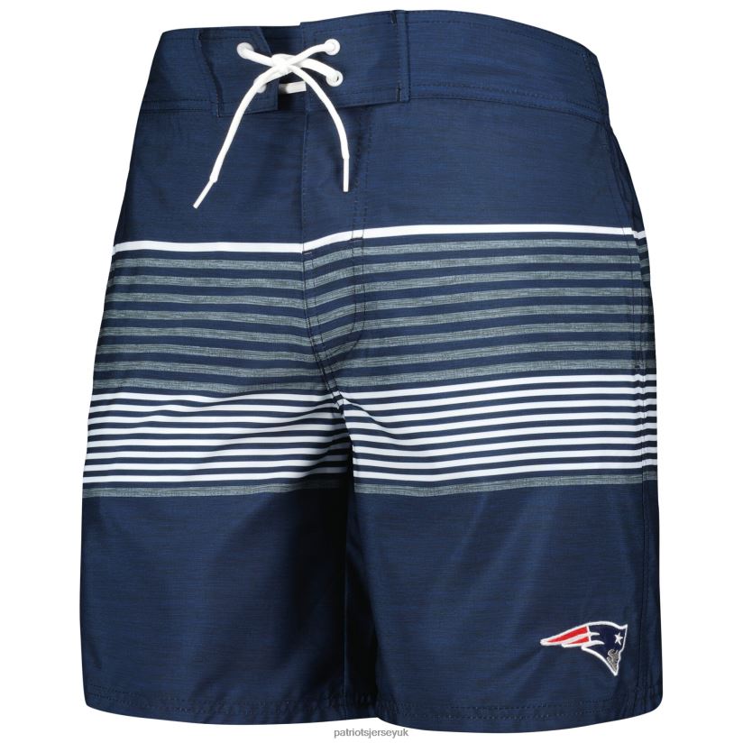G-III Sports by Carl Banks Navy Coastline Volley Swim Shorts Men Patriots Jersey Clothing 6B6H8J1707