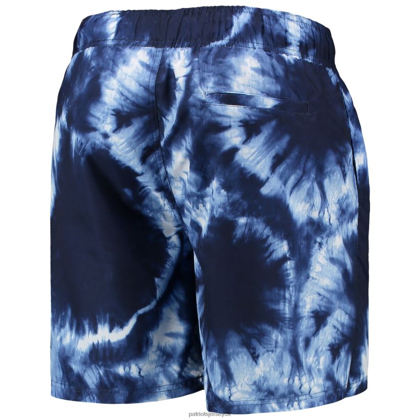 G-III Sports by Carl Banks Navy Splash Volley Swim Shorts Men Patriots Jersey Clothing 6B6H8J1737