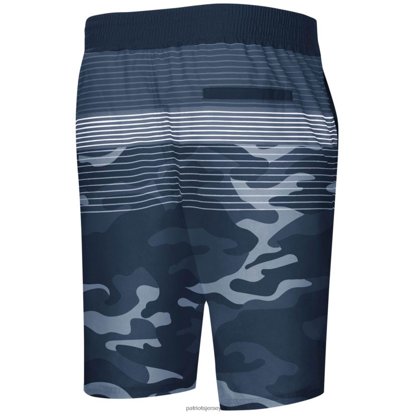 G-III Sports by Carl Banks Navy Wave Swim Trunks Men Patriots Jersey Clothing 6B6H8J1740