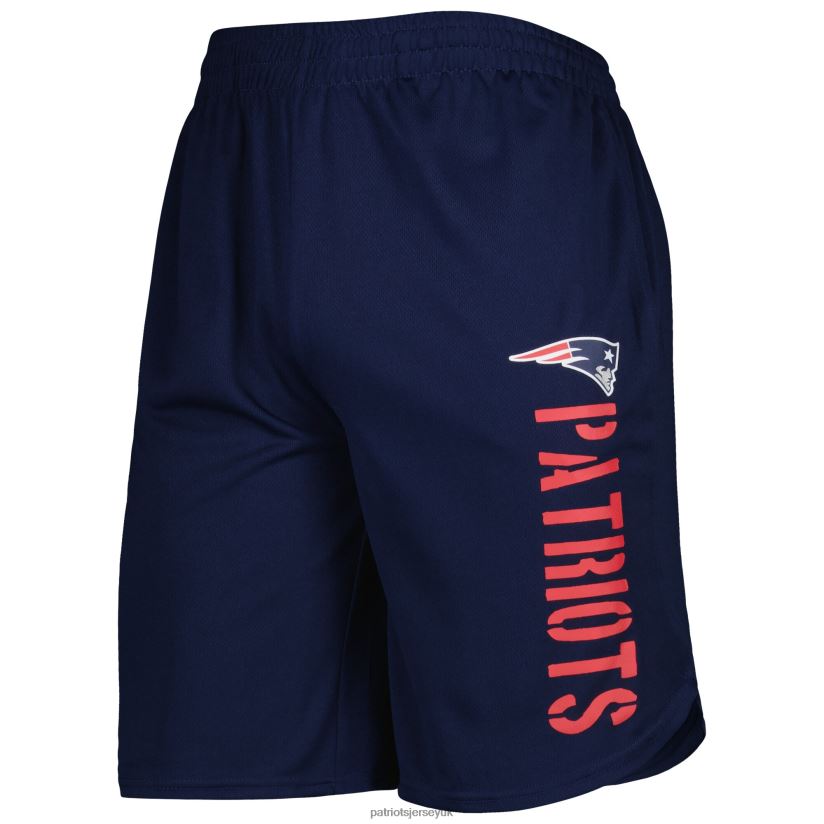 MSX by Michael Strahan Navy Team Shorts Men Patriots Jersey Clothing 6B6H8J1734