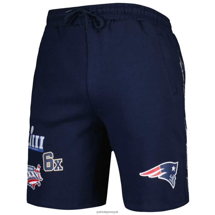 New Era Navy Historic Champs Shorts Men Patriots Jersey Clothing 6B6H8J1712