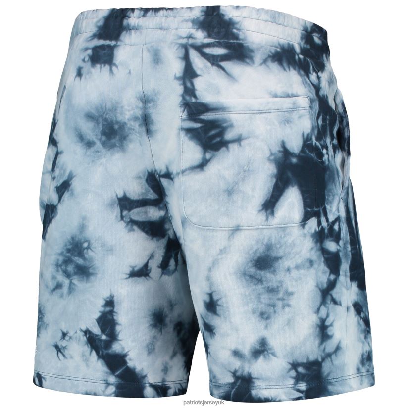 New Era Navy Tie-Dye Shorts Men Patriots Jersey Clothing 6B6H8J1727