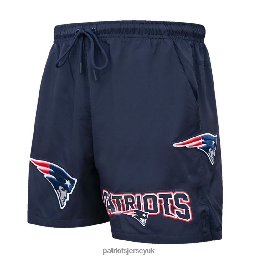 Pro Standard Navy Woven Shorts Men Patriots Jersey Clothing 6B6H8J1739