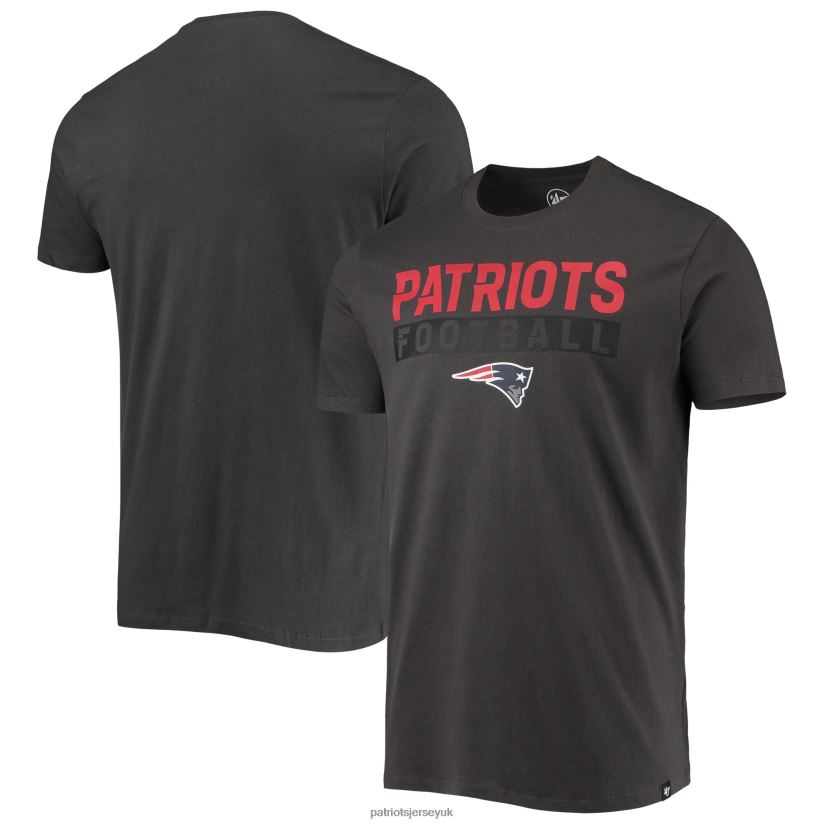 47 Charcoal Dark Ops Super Rival T-Shirt Men Patriots Jersey Clothing 6B6H8J1890