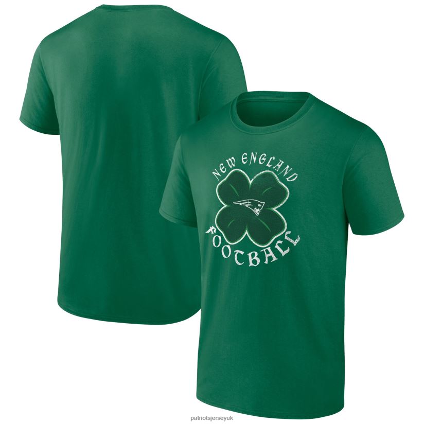 Fanatics Branded Kelly Green Celtic Clover T-Shirt Men Patriots Jersey Clothing 6B6H8J2004