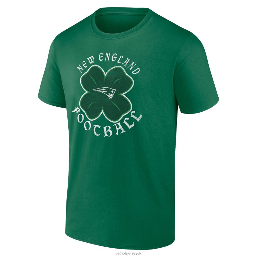 Fanatics Branded Kelly Green Celtic Clover T-Shirt Men Patriots Jersey Clothing 6B6H8J2004