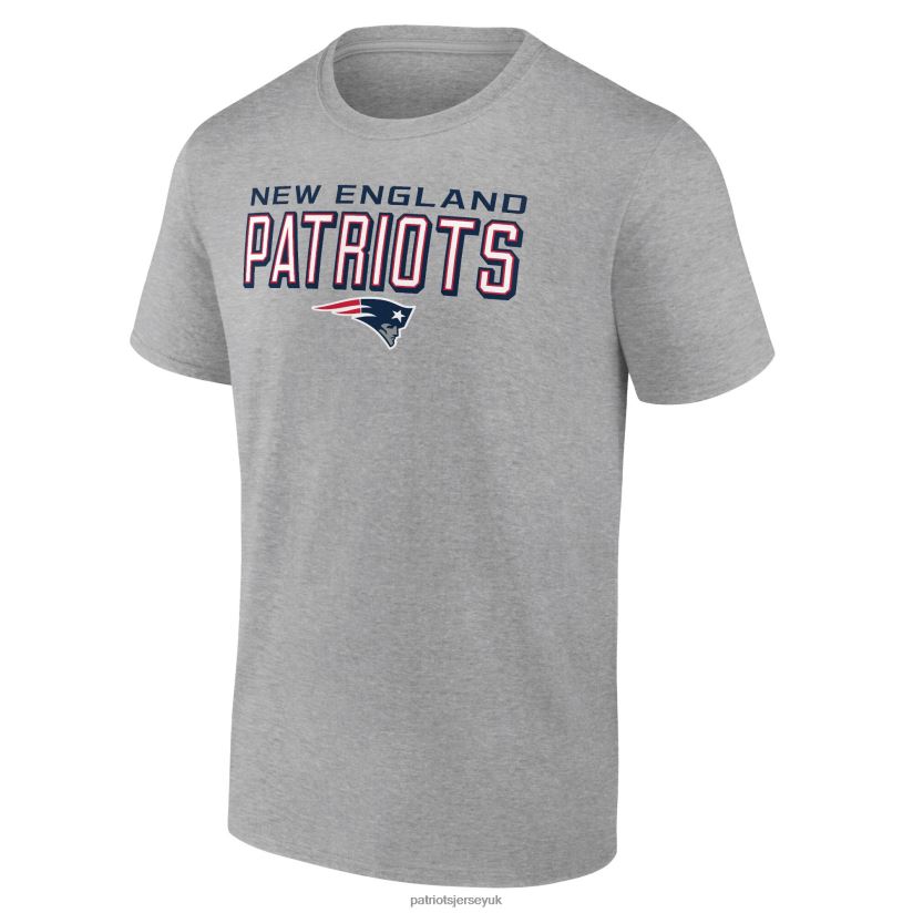 Fanatics Branded Navy/Heathered Gray T-Shirt Combo Pack Men Patriots Jersey Clothing 6B6H8J2054