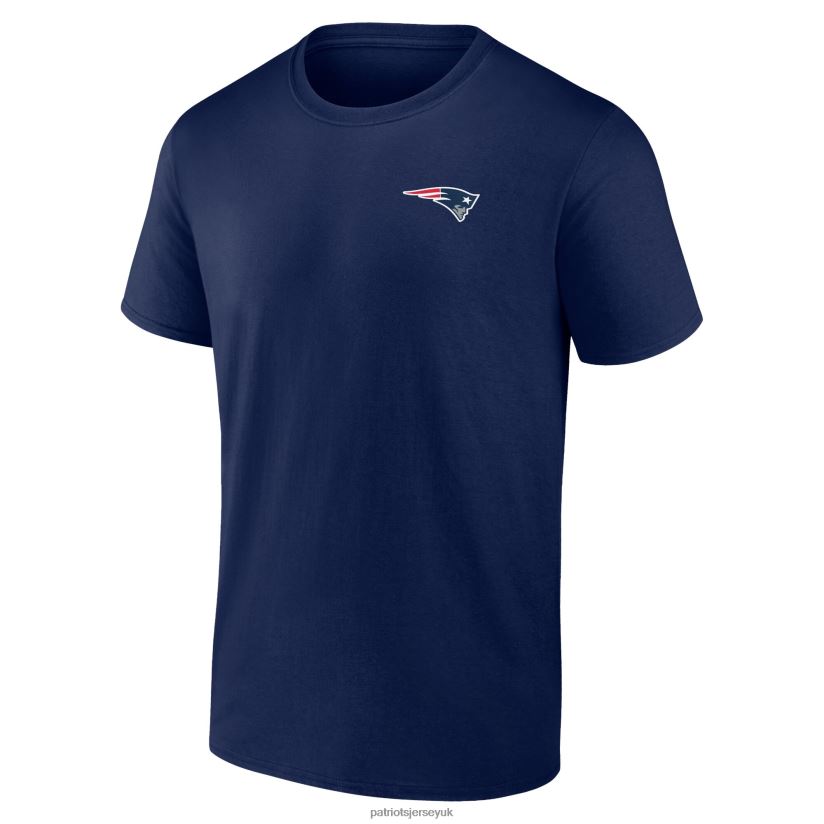 Fanatics Branded Navy Number One Dad T-Shirt Men Patriots Jersey Clothing 6B6H8J1905