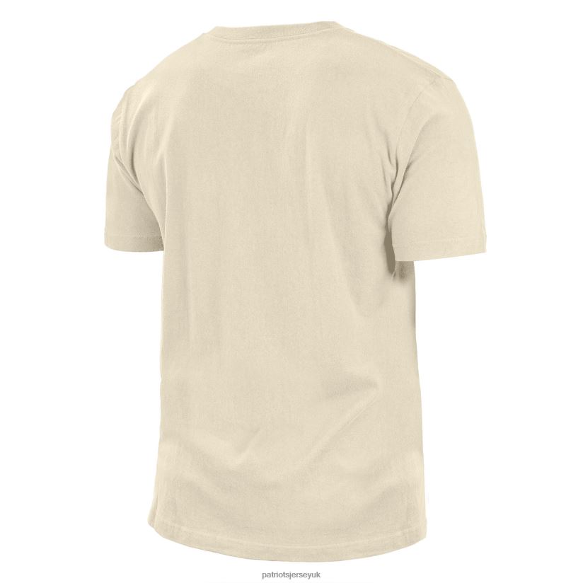 New Era Cream Sideline Chrome T-Shirt Men Patriots Jersey Clothing 6B6H8J1848