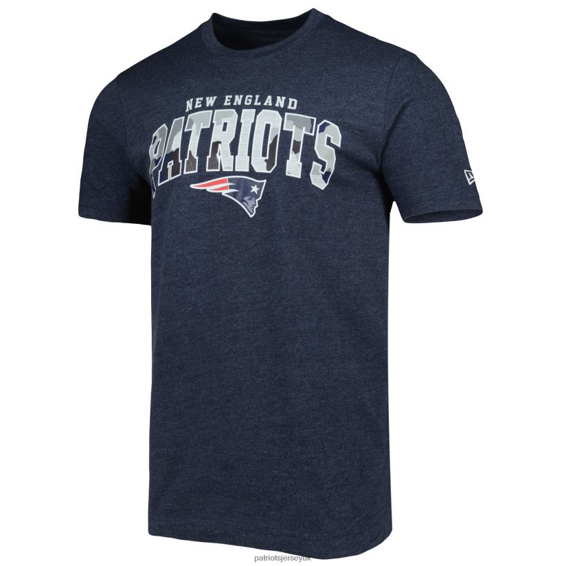 New Era Heathered Navy Training Collection T-Shirt Men Patriots Jersey Clothing 6B6H8J2081