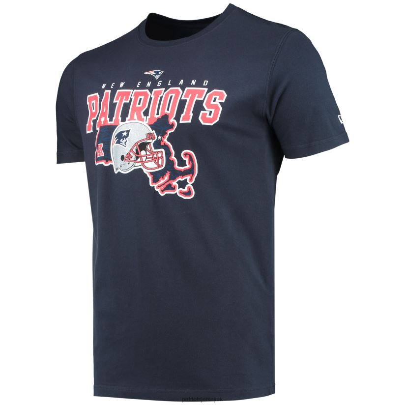 New Era Navy Local Pack T-Shirt Men Patriots Jersey Clothing 6B6H8J2072