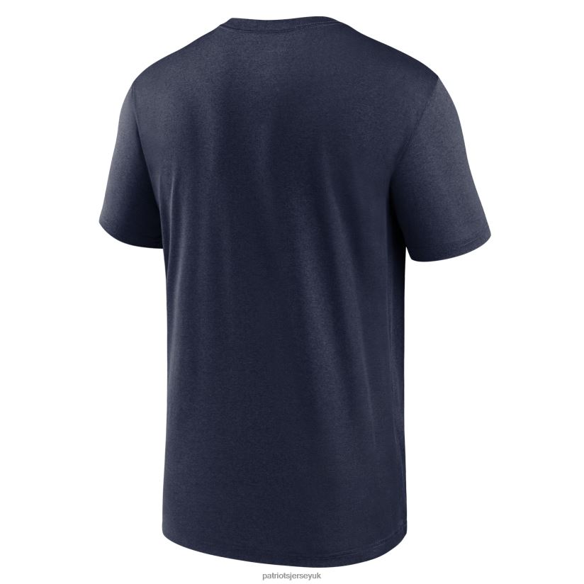 Nike Navy Horizontal Lockup Legend T-Shirt Men Patriots Jersey Clothing 6B6H8J1876