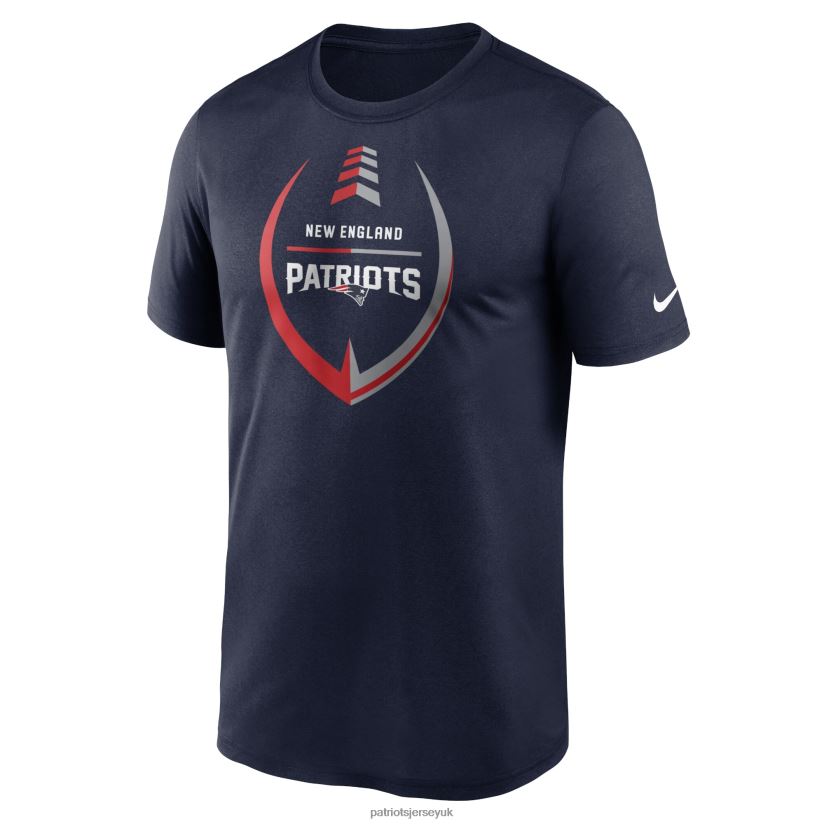Nike Navy Icon Legend Performance T-Shirt Men Patriots Jersey Clothing 6B6H8J1955