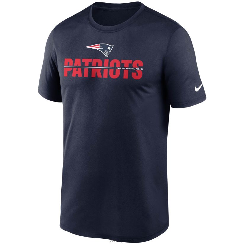 Nike Navy Legend Microtype Performance T-Shirt Men Patriots Jersey Clothing 6B6H8J2015