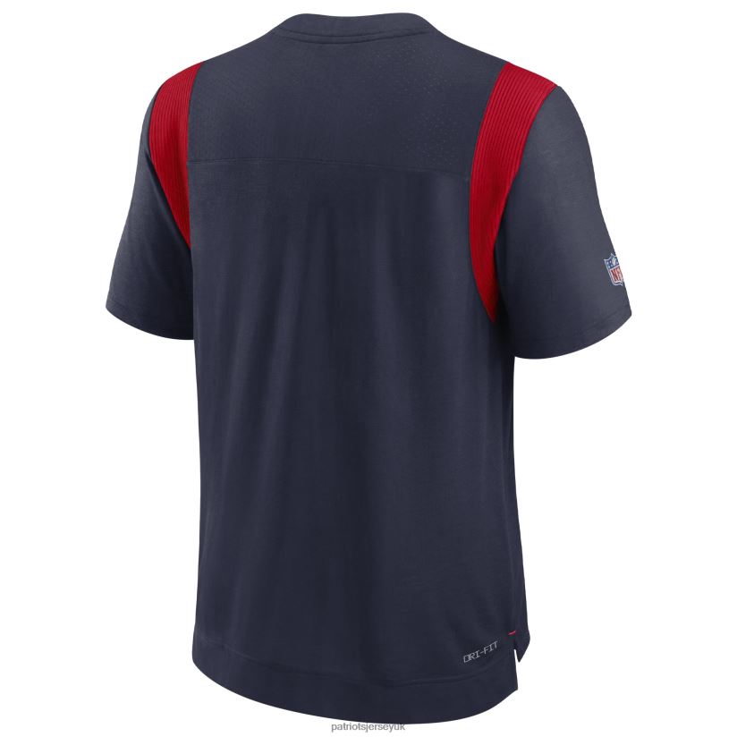 Nike Navy Sideline Tonal Logo Performance Player T-Shirt Men Patriots Jersey Clothing 6B6H8J2007