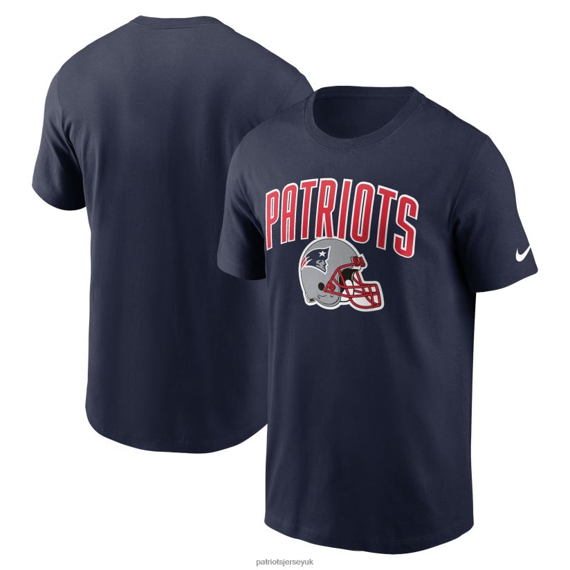 Nike Navy Team Athletic T-Shirt Men Patriots Jersey Clothing 6B6H8J1897