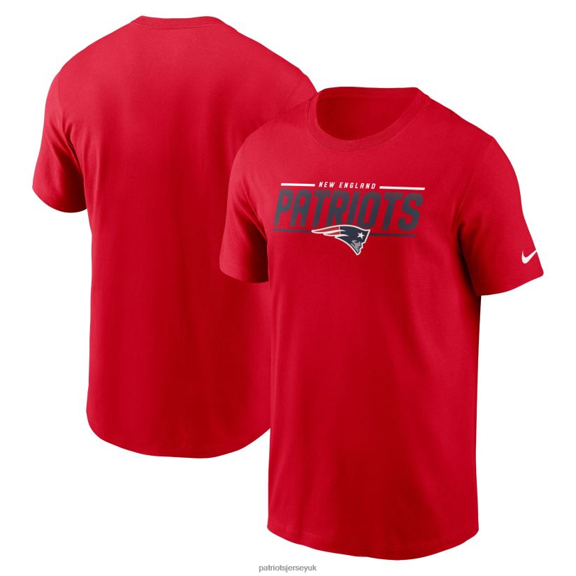 Nike Red Muscle T-Shirt Men Patriots Jersey Clothing 6B6H8J1874