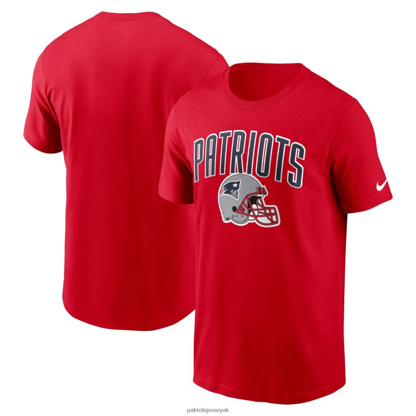 Nike Red Team Athletic T-Shirt Men Patriots Jersey Clothing 6B6H8J1954