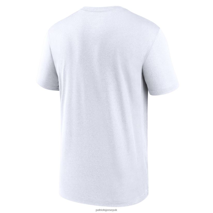 Nike White Icon Legend Performance T-Shirt Men Patriots Jersey Clothing 6B6H8J1947