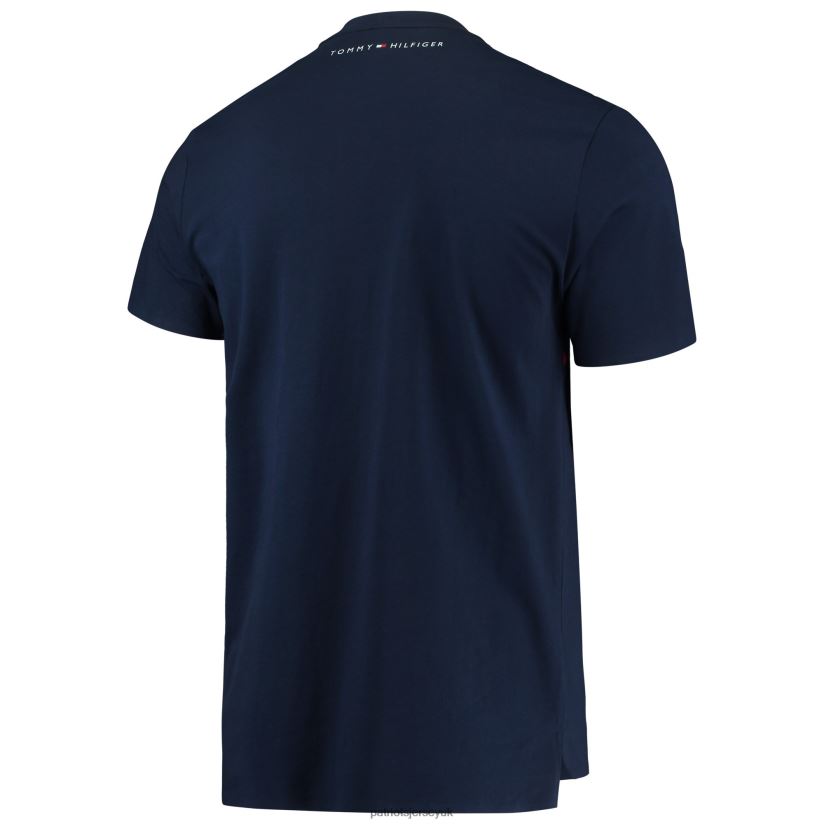 Tommy Hilfiger Navy The Travis T-Shirt Men Patriots Jersey Clothing 6B6H8J1951