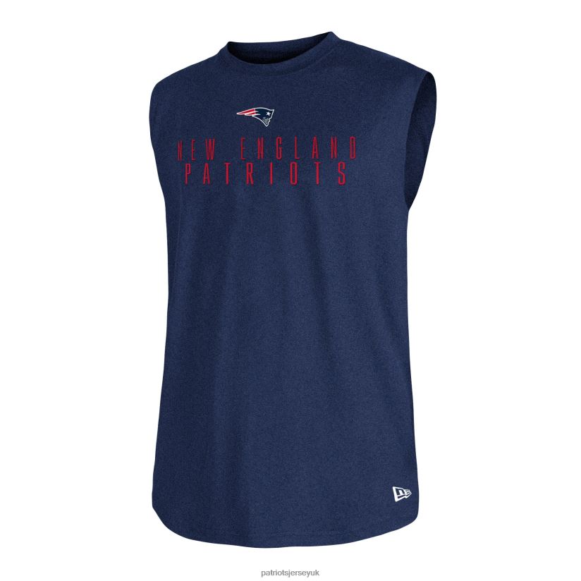 New Era Navy Team Muscle Tank Top Men Patriots Jersey Clothing 6B6H8J1861