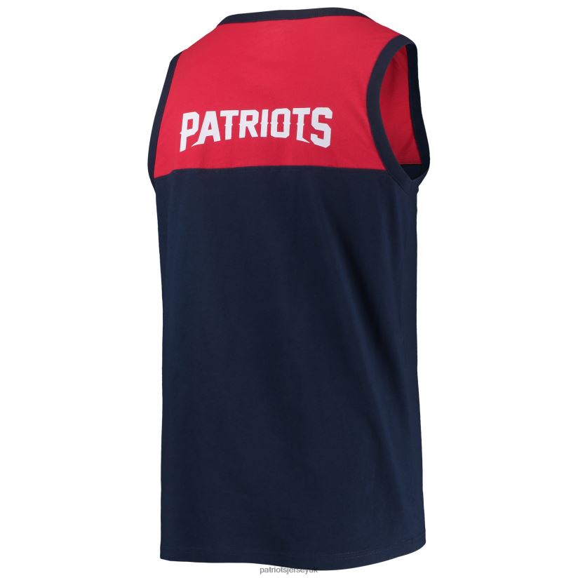 Starter Navy/Red Team Touchdown Fashion Tank Top Men Patriots Jersey Clothing 6B6H8J1904