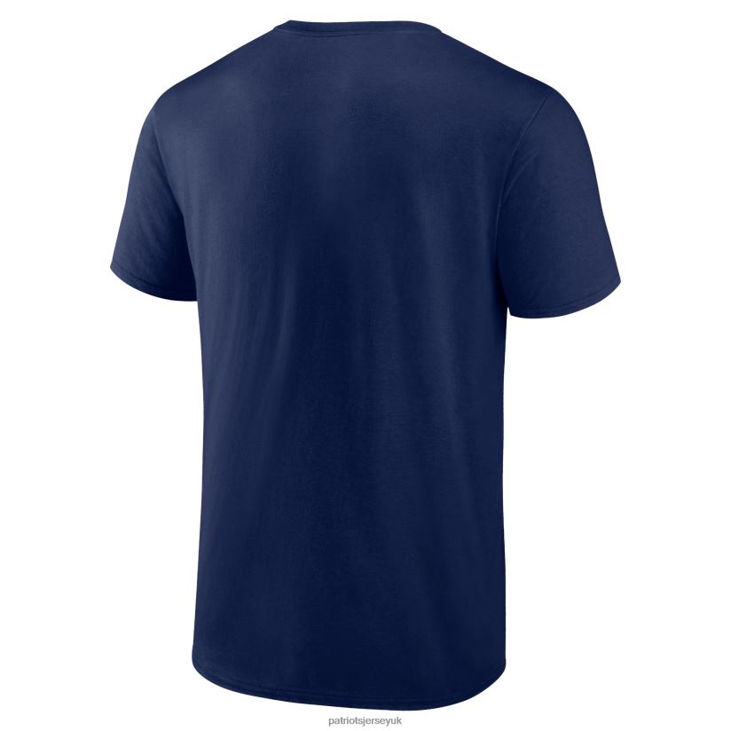 Fanatics Branded Navy/Heather Gray Arch T-Shirt & Shorts Combo Set Men Patriots Jersey Clothing 6B6H8J1689
