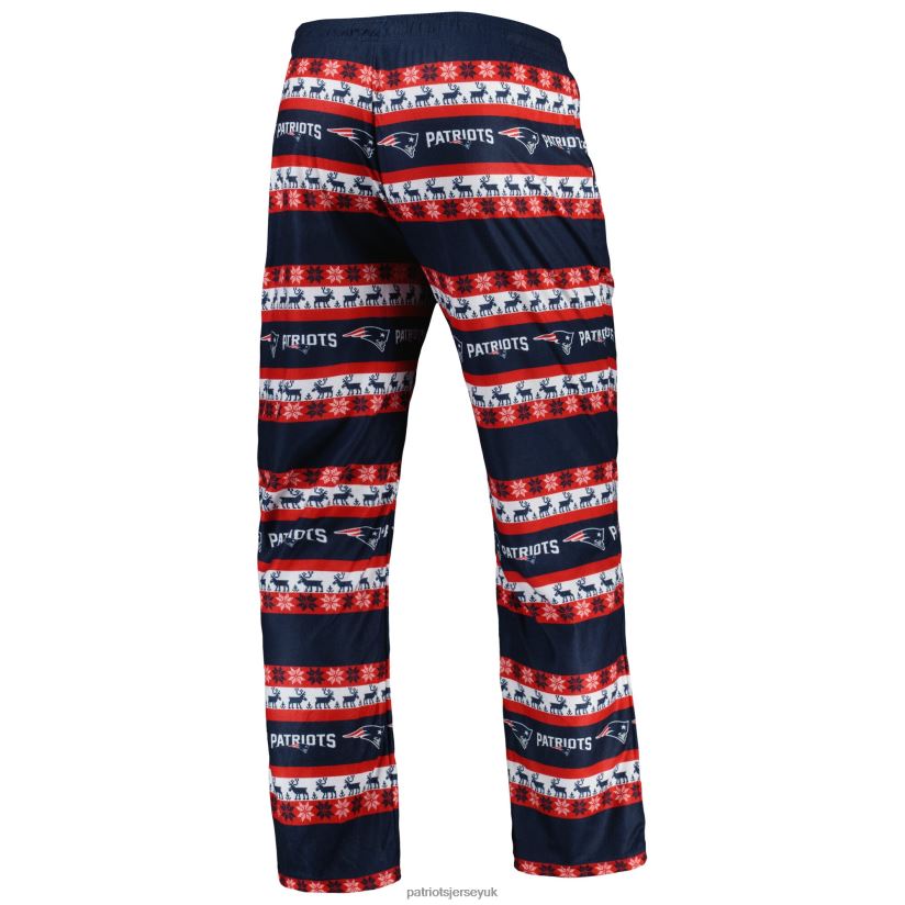 FOCO Navy Team Ugly Pajama Set Men Patriots Jersey Clothing 6B6H8J1758