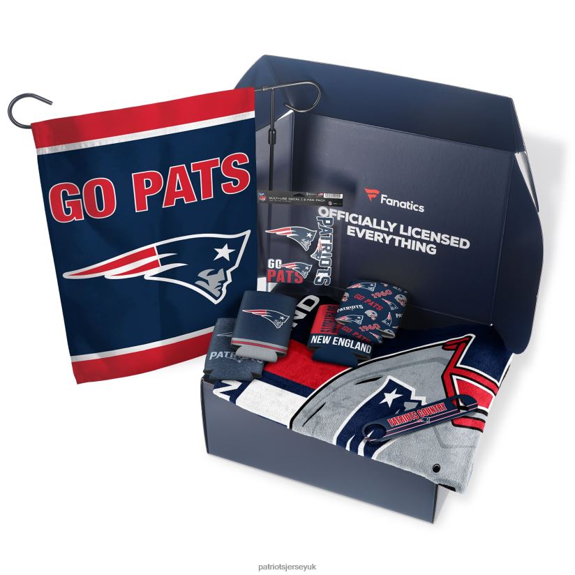 Fanatics Pack Tailgate Game Day Essentials Gift Box - $80+ Value Men Patriots Jersey Clothing 6B6H8J1769