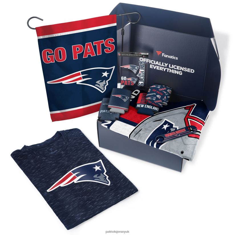 Fanatics Pack Tailgate Game Day Essentials T-Shirt Gift Box - $107+ Value Men Patriots Jersey Clothing 6B6H8J1768